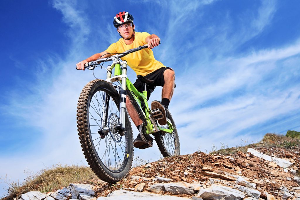 mountain biker