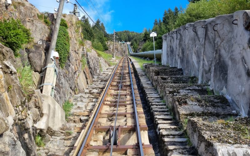 Winterschliessung der Ritom-Standseilbahn!